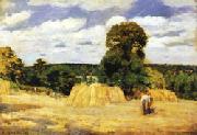 Camille Pissarro The Harvest at Montfoucault China oil painting reproduction